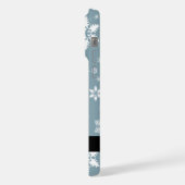 Snowflakes blanc, Grey, Votre nom, Personnaliser (Côté gauche)