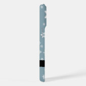 Snowflakes blanc, Grey, Votre nom, Personnaliser (Côté droit)