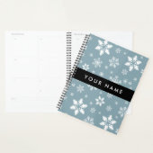 Snowflakes blanc, Grey, Votre nom, Personnaliser (Devant avec enveloppe)