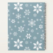 Snowflakes blanc, Grey, Votre nom, Personnaliser (Dos)
