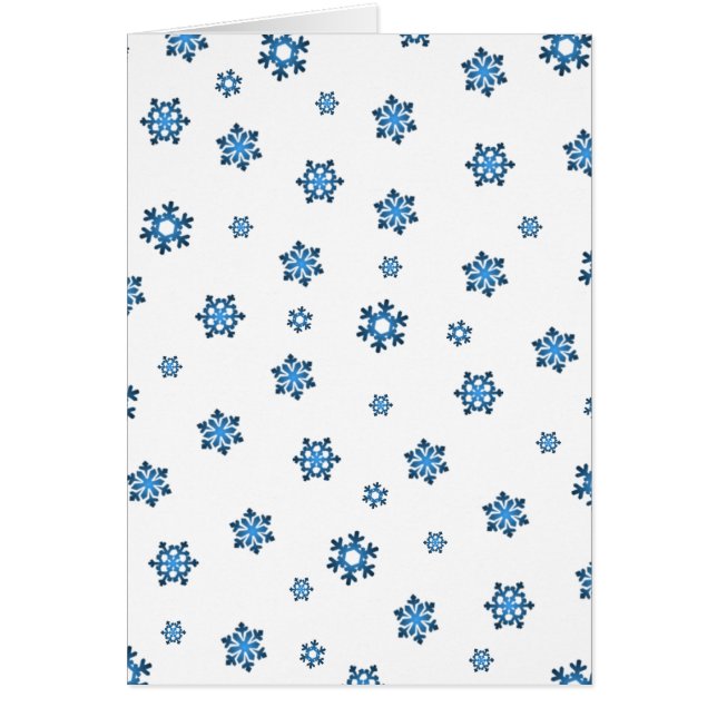Snowflakes (bleu et noir) (Devant)
