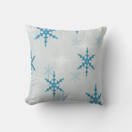 Snowflakes Bling Kerstmis gepersonaliseerd Kussen