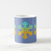 Snowflakes Blue Mug (Centre)