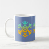 Snowflakes Blue Mug (Gauche)