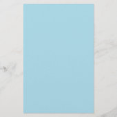 Snowflakes Blue & Silver Winter Baby shower Adviez (Achterkant)