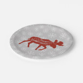 Snowflakes, Bord voor prettig kerstmis (Gekanteld)