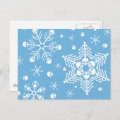 Snowflakes Briefkaart (Voorkant / Achterkant)