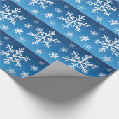 Snowflakes Cadeaupapier (Hoek)