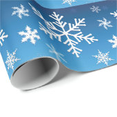 Snowflakes Cadeaupapier (Rol Hoek)