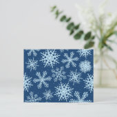 Snowflakes, carte postale (Debout devant)