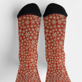 Snowflakes Crew Socks Sokken