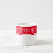 Snowflakes de Noël Espresso Mug (Devant)