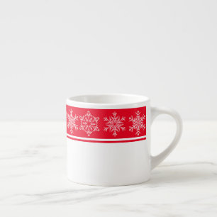 Snowflakes de Noël Espresso Mug