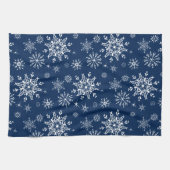 Snowflakes de Noël Serviette de cuisine (Horizontal)