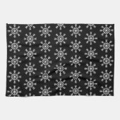 Snowflakes de Noël Serviette de cuisine (Horizontal)