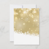 Snowflakes de Starburst| Invitation à la fête de N (Dos)