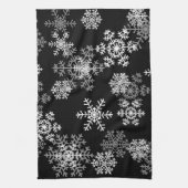 Snowflakes de vacances Serviette de cuisine (Vertical)