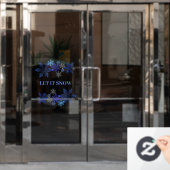 Snowflakes Design Window Cling Raamsticker (Kantoordeur)