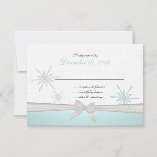 Snowflakes d'hiver avec réponse officielle de la b (Devant)