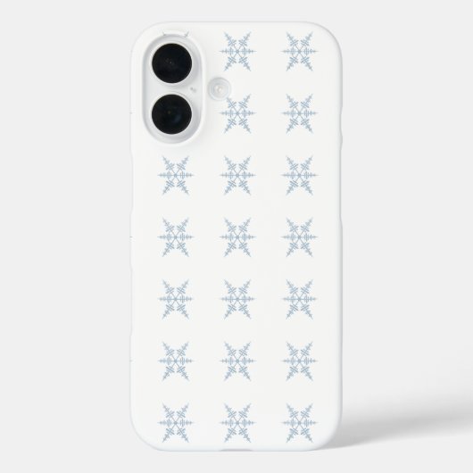 Snowflakes d'hiver iPhone / coque ipad (Verso)