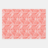 Snowflakes en schildpadden, kerstschroefset inpakpapier vel (Voorkant)