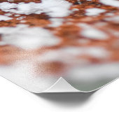 Snowflakes foto afdruk (Hoek)