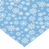 Snowflakes hiver Nappe de coton, 52"x70" (Angle)