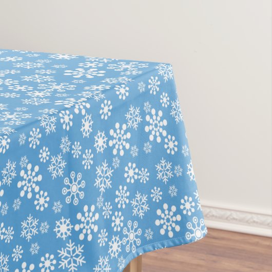 Snowflakes hiver Nappe de coton, 52"x70" (In Situ)