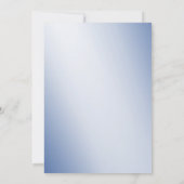 Snowflakes Invitation nuptiale douche 2 (Dos)