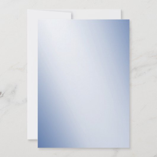 Snowflakes Invitation nuptiale douche 2 (Dos)