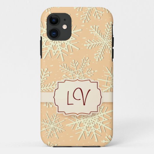 Snowflakes, iPhone 5 hoesje (Achterkant)