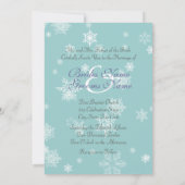 Snowflakes Kaart (Achterkant)