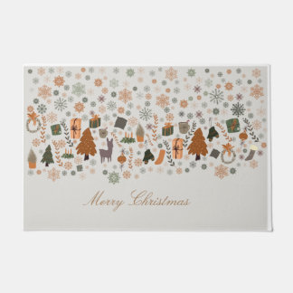  Snowflakes kerst Deurmat