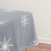 Snowflakes kerstbomen moderne feestdagen tafelkleed (Voorbeeld)