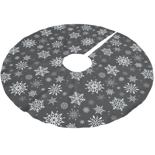 Snowflakes Kerstboom Rok (Gekanteld)
