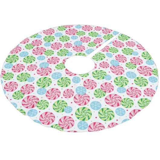 Snowflakes Kerstboom Rok (Gekanteld)