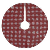 Snowflakes kerstboomrok kerstboom rok (Voorkant)