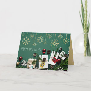 Snowflakes, kerstmis kaart