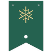 Snowflakes, kerstmis vlaggetjes (Eerste vlag)