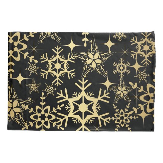 Snowflakes Kussensloop Set (Achterkant-Links)