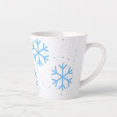 Snowflakes Latte Mug (Droite)