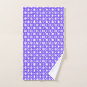 Snowflakes Lavender Bad Handdoek (Handdoek)