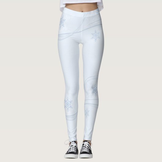 Snowflakes Leggings femmes (Devant)