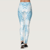 Snowflakes Leggings Motifs sans soudure (Dos)