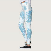 Snowflakes Leggings Motifs sans soudure (Gauche)