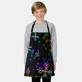 snowflakes-lights-background-snow schort (Gedragen)