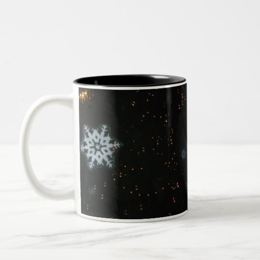 Snowflakes & Lights mug (Gauche)