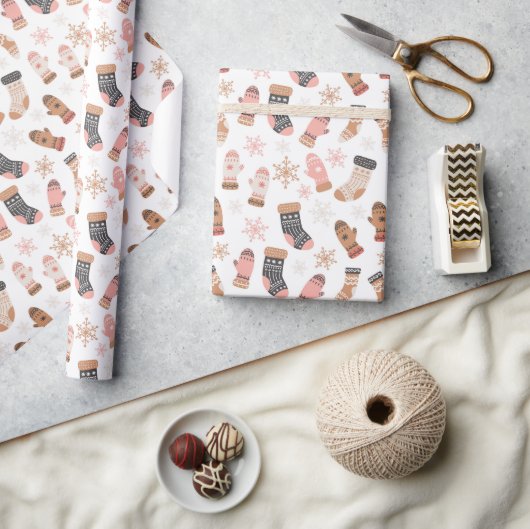 Snowflakes, met korte kerst cadeaupapier (Crafts)