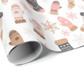Snowflakes, met korte kerst cadeaupapier (Rol Hoek)