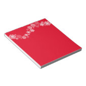 Snowflakes, met notitieblok kerst (Schuin)